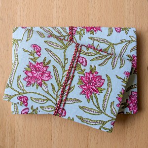 Eco Friendly Cotton Fabric Journals (5 x 7 in), Fair Trade Stationery Ethically Handmade in India from Shakti.ism