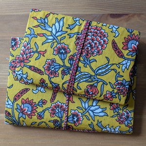 Eco Friendly Cotton Fabric Journals (5 x 7 in), Fair Trade Stationery Ethically Handmade in India from Shakti.ism