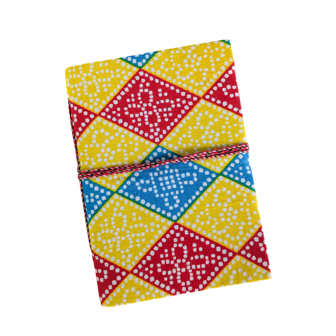 Eco Friendly Cotton Fabric Journals (5 x 7 in), Fair Trade Stationery Ethically Handmade in India from Shakti.ism
