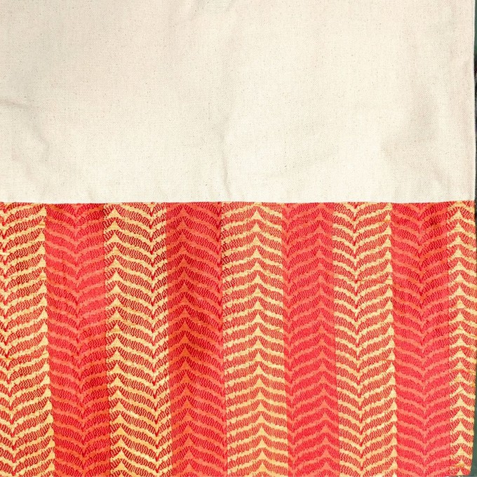 Half sari, half cotton tote bag, ethically handmade in India from Shakti.ism