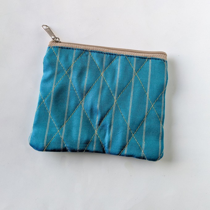 Upcycled Sari Coin Purses: Fair Trade Colourful Quilted Pouches from Shakti.ism