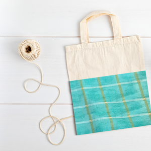 Half sari, half cotton tote bag, ethically handmade in India from Shakti.ism