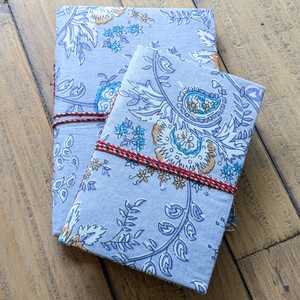 Eco Friendly Cotton Fabric Journals (5 x 7 in), Fair Trade Stationery Ethically Handmade in India from Shakti.ism