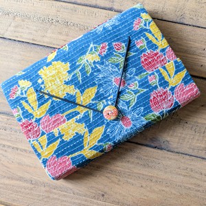 Eco Friendly Upcycled Fabric Journals with Elastic Flap Close, Fair Trade Stationery Ethically Handmade in India from Shakti.ism