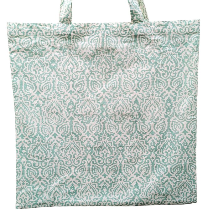 XL block and screen printed tote bags, large capacity from Shakti.ism