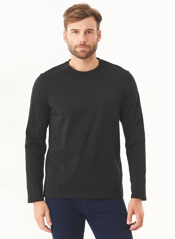 Longsleeve T-Shirt Black from Shop Like You Give a Damn