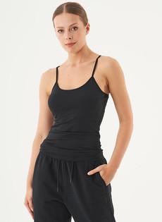 Singlet Top Alina Black via Shop Like You Give a Damn