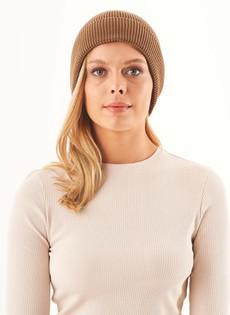 Unisex Beanie Organic Cotton Camel via Shop Like You Give a Damn