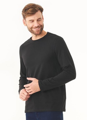 Longsleeve T-Shirt Black from Shop Like You Give a Damn