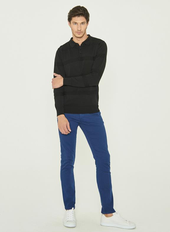 Polo Long Sleeves Organic Cotton Black from Shop Like You Give a Damn
