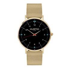 Moderna Steel Watch Gold, Black & Gold via Shop Like You Give a Damn