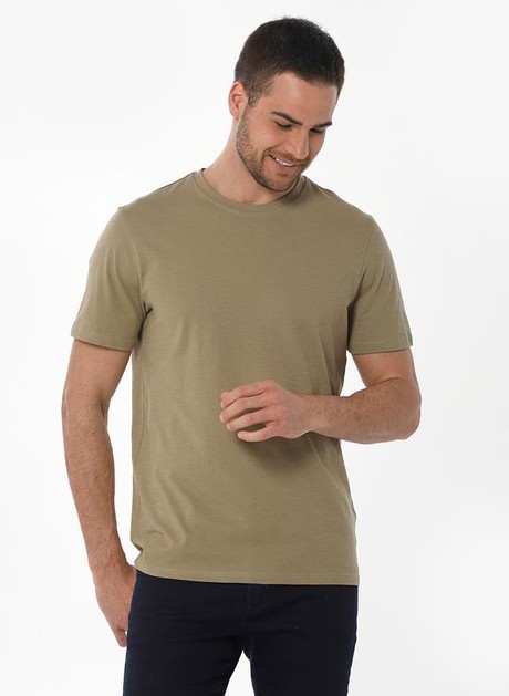 Basic T-Shirt Olive Green from Shop Like You Give a Damn