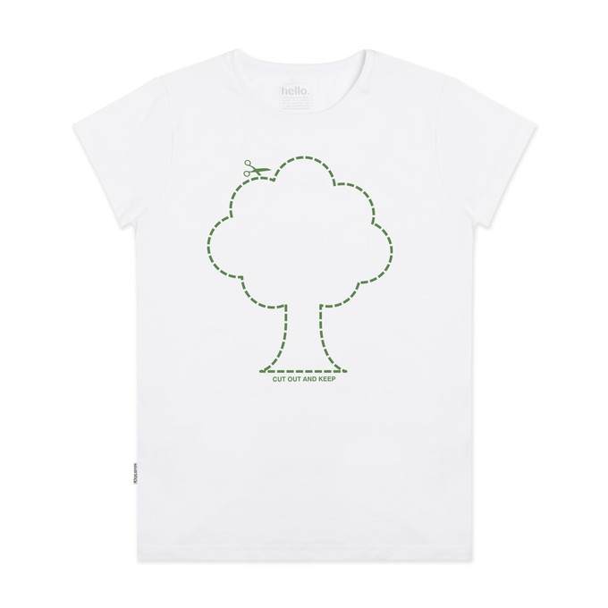 cut out tree organic cotton tee from Silverstick