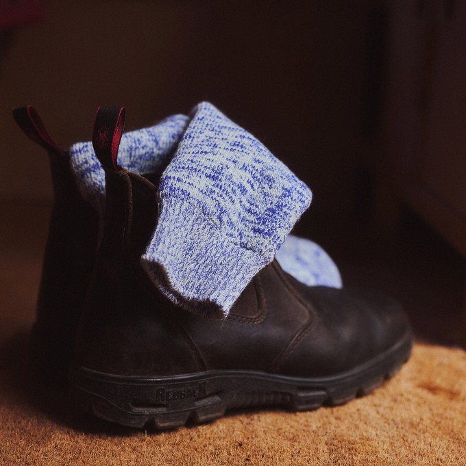 happy hiking wool sock from Silverstick
