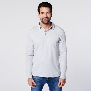 Longsleeve Polo - Grey Melange from SKOT