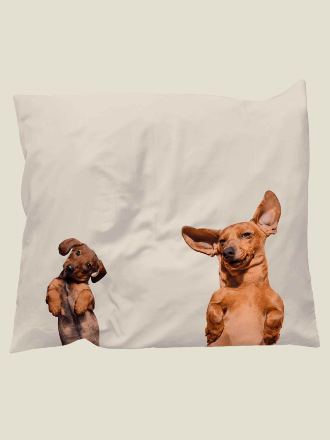 Dachshund Friends pillowcase from SNURK