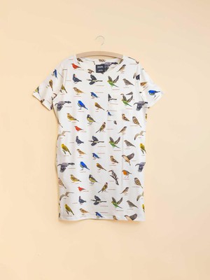Bird Watching T-shirt Dress Women from SNURK