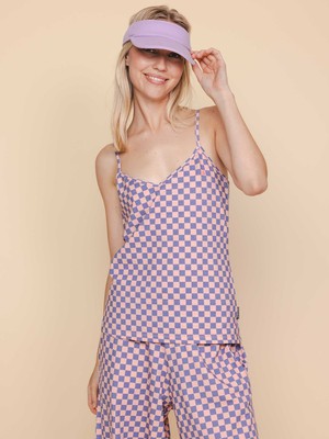 Check Top and Wide pants set Women from SNURK