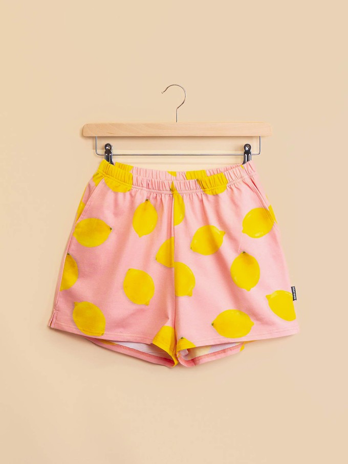 Lemon Cropped T-shirt and Shorts set Women from SNURK