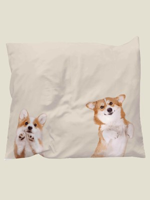 Corgi Friends pillowcase from SNURK