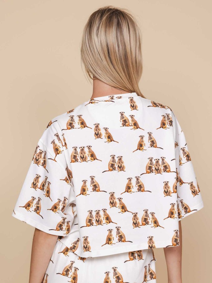 Meerkats Cropped T-shirt and Shorts set Women from SNURK