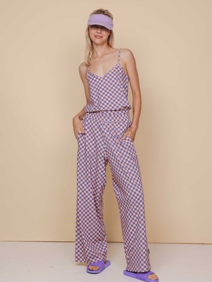 Check Top and Wide pants set Women from SNURK