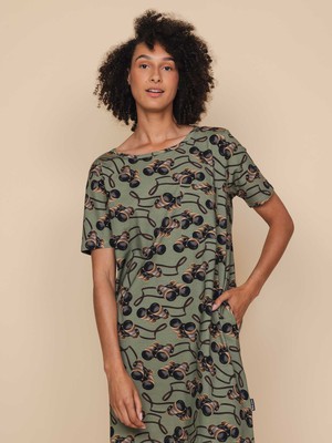 Binoculars T-shirt Dress Women from SNURK