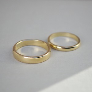 Modern wedding band slim - Gold 14k from Solitude the Label
