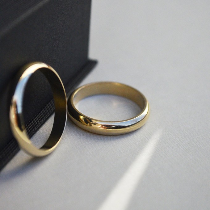 Classic wedding band slim - Gold 14k from Solitude the Label