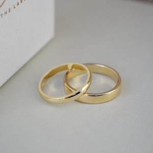 Modern wedding band slim - Gold 14k from Solitude the Label