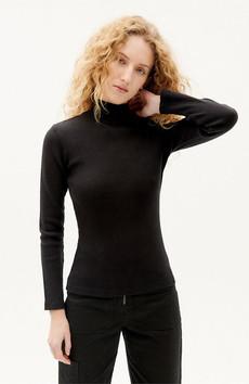 Aine rib top black via Sophie Stone