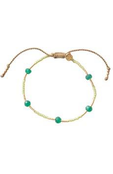 Warrior bracelet Aventurine Gold via Sophie Stone