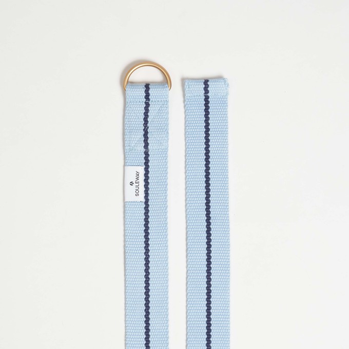 Yoga Strap - Blue/Navy from Souleway