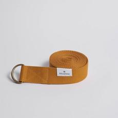 Yoga Strap - Mustard Yellow via Souleway