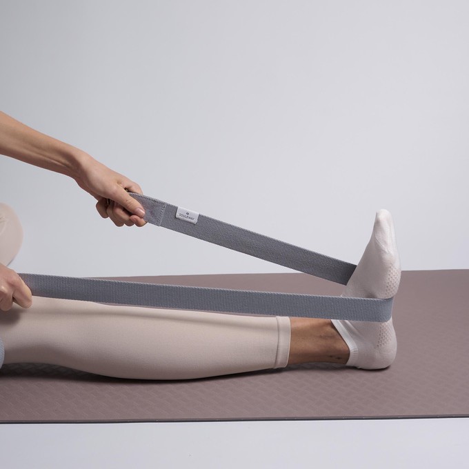 Yoga Strap - Dust Grey from Souleway