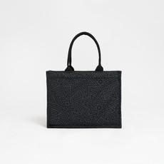 SbS Tote Bag L - Star Explosion Black via Souleway