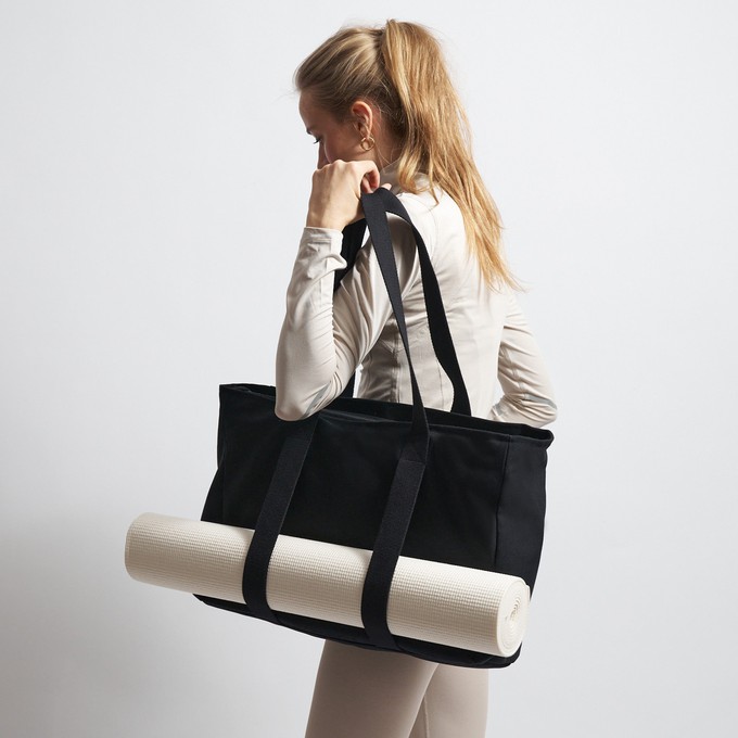 Yoga Tote - Black/Black from Souleway