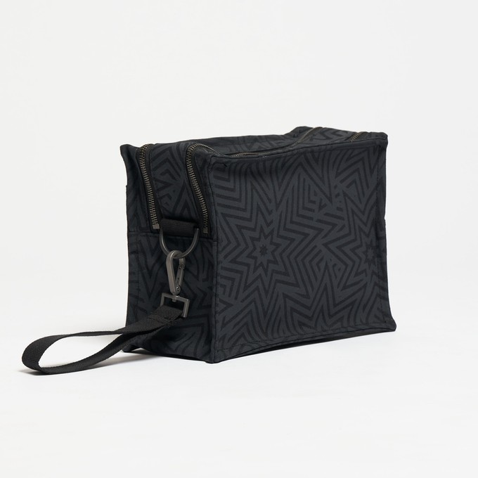SbS Toiletry Bag L - Star Explosion Black from Souleway
