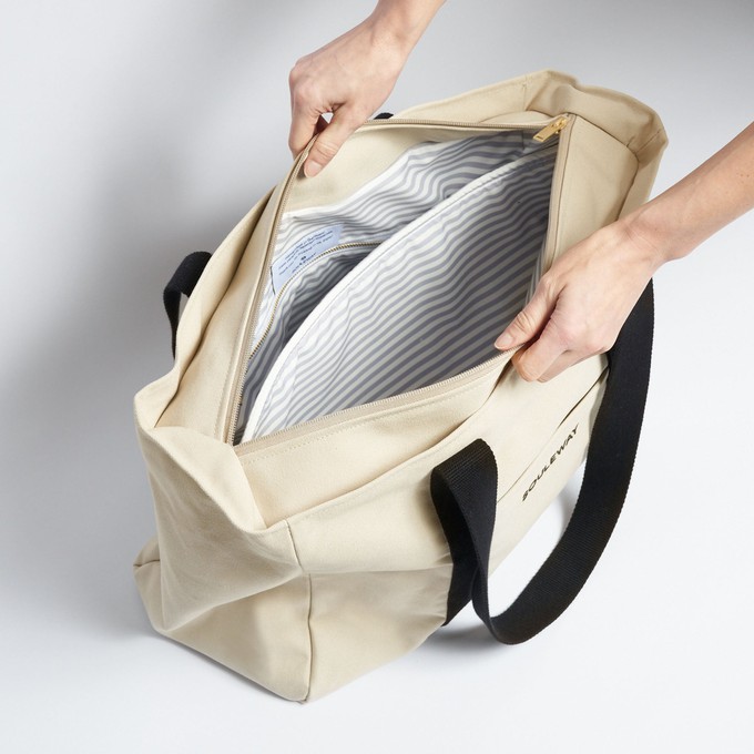 Yoga Tote - Sand/Black from Souleway