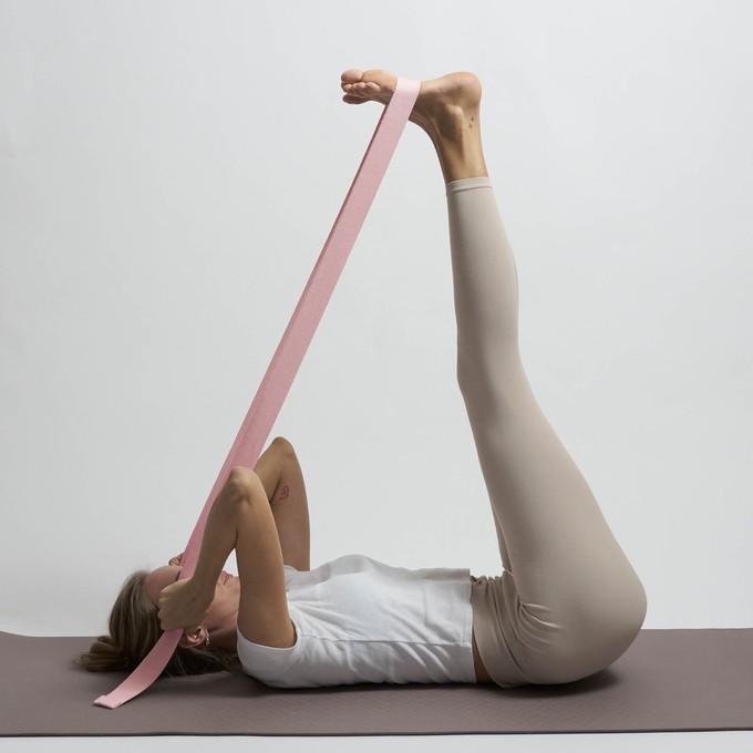 Yoga Strap - Blush Pink from Souleway