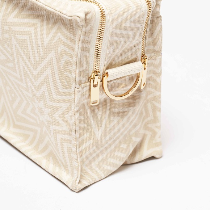 SbS Toiletry Bag L - Star Explosion White from Souleway
