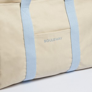 Yoga Tote - Sand/Blue from Souleway