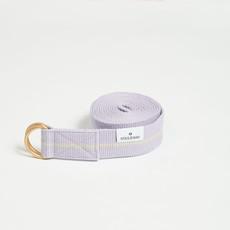 Yoga Strap - Lavender/Sand via Souleway