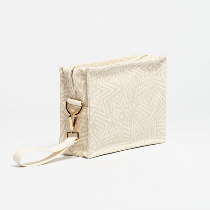 SbS Toiletry Bag M - Star Explosion White from Souleway