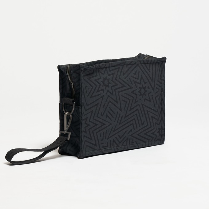 SbS Toiletry Bag M - Star Explosion Black from Souleway