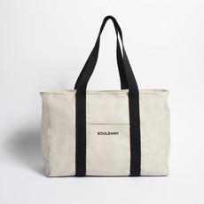 Yoga Tote - Sand/Black via Souleway