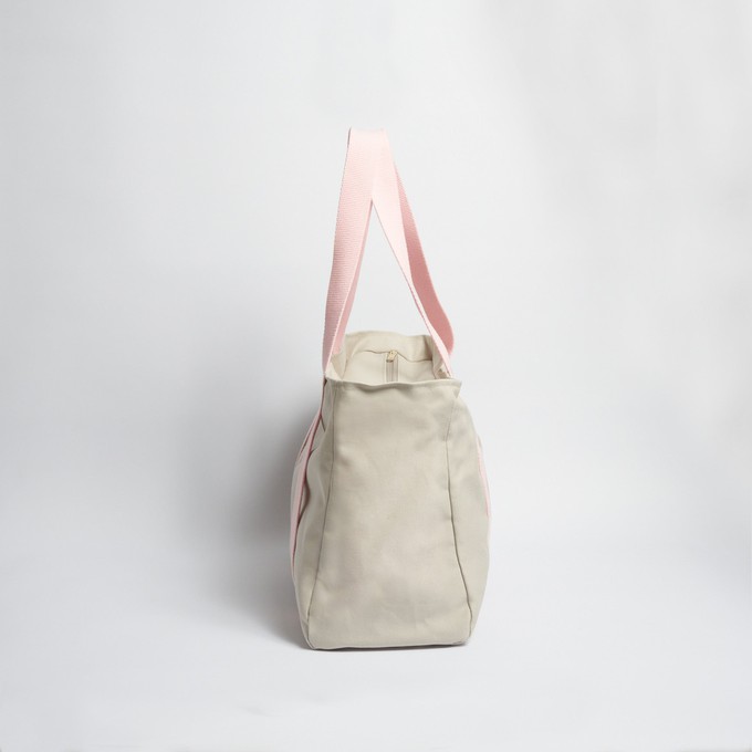 Yoga Tote - Sand/Pink from Souleway