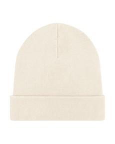 Organic Rib Beanie Off White via Stricters