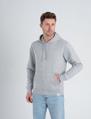 Organic Hoodie Heather Grey from Stricters