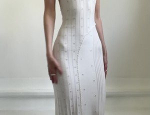 Lace halter dress from Studio Selles